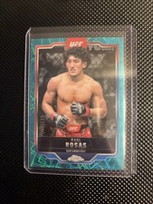 2025 Topps Chrome UFC #120 Raul Rosas Teal Lazer Refractor #/175