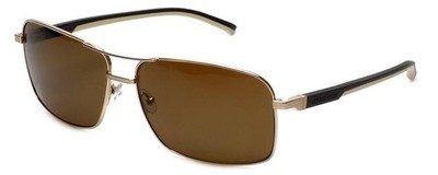 Tag Heuer TH0882 214 Automatic Brown Beige Gold Polarized Sunglasses Size 64