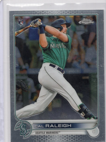 2022 Topps Chrome #149 Cal Raleigh RC NM+ Mariners Rookie Card | eBay