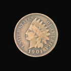 1901 Indian Head Penny (VG)