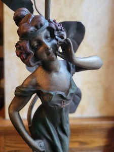 Art Nouveau - Antque Art Nouveau Statue