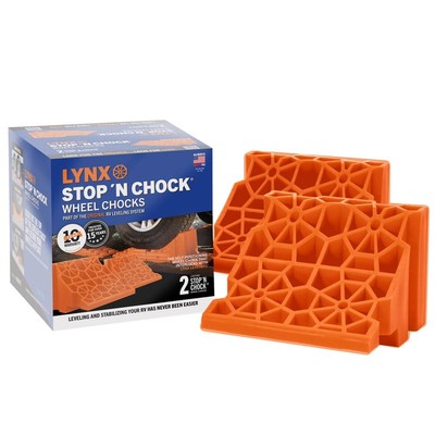 Tri-Lynx 00018 - 2 PK Stop N Chock WHEEL CHOCKS