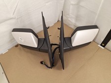 Oem 2007-2014 Ford Expedition Power Fold Mirrors Pair Set Pearl White 16-wire Oem 2007-2014 Ford Expedition Power Fold Mirrors Pair Set Pearl White 16-wire