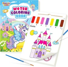 FEREDO KIDS Paint with Water Coloring Books for Toddlers Craft, Mess Free Waterc