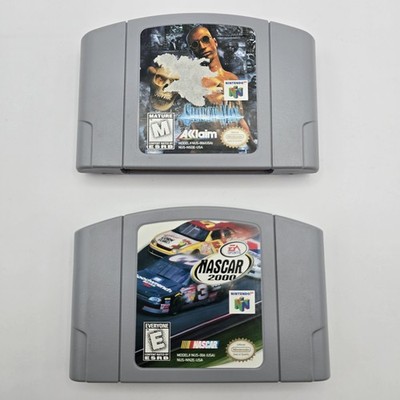 Nintendo 64 Authentic Tested Working Cartridges Shadowman,Nascar 2k