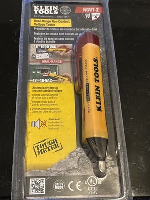 Klein Tools NCVT-2 Non-Contact Voltage Tester Pen Dual Range, OBN, B2