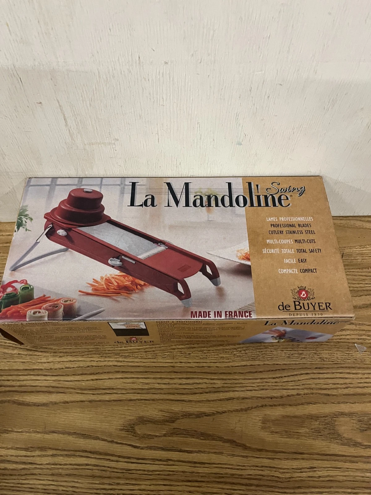 de Buyer La Mandoline Swing Red 2 blades
Opens in a new window or tab