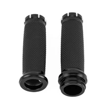 1" Motorcycle Hand Grips Handlebar Grips For Harley Electra Glide Road King