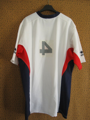 A.S BEZIERS Errea Jersey Vintage Shirt Chabal Rugby Jersey - XXL