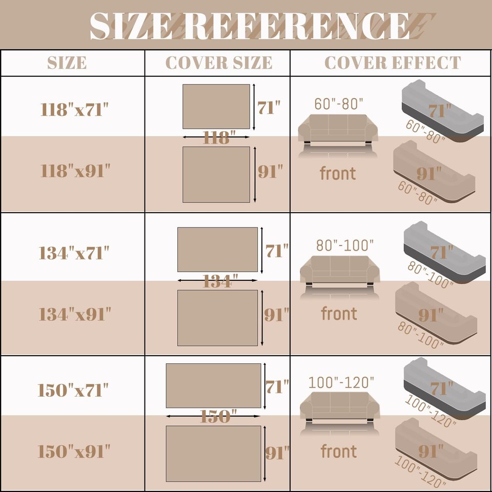 Mitid Oversized Sofa Slipcovers Boho Couch Cover for Pet Dog Couch