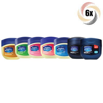6x Jars Vaseline Blue Seal Variety Petroleum Jelly | 3.4oz | Mix & Match!