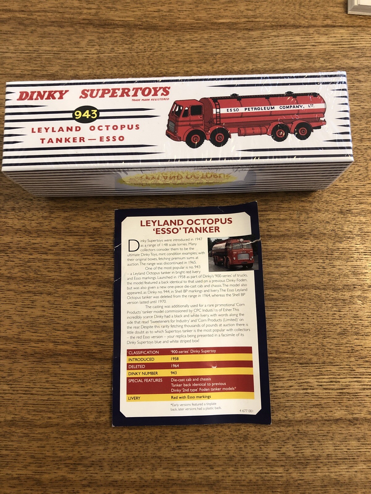 Dinky 943, Leyland Octopus Tanker - Free Price Guide & Review