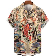 Humanities Theme 3D Printed Shirt Casual Fashion Short Sleeves Shirts 3