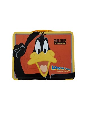Daffy Duck Loony Tunes Metal Lunch Box ACME Warner Bros ACME for Explosive Ideas