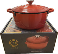 MASTERCHEF CASSERUOLA IN GHISA ANTIADERENTE 24CM CON COPERCHIO