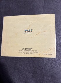 air fortress nes manual