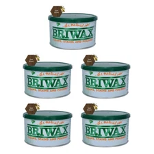 Briwax Dark Brown Original Furniture Wax Polish, 16 Oz. (Pack of 5)