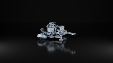 ZU-23-2 AA Gun - 1/50 - Russian Soviet Ukrainian Army - 3D Printed Resin