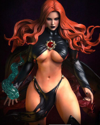 Goblin Queen 3D Print Garage Kit Figure Model Kit Unpainted Unassemble 1/8 1/6