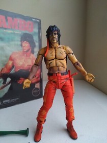 NECA ULTIMATE RAMBO NES FIGURE NINTENDO ATARI REEL TOYs  SYLVESTER STALLONE LOOK