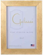F. G. Galassi Handmade Fine Italian Wood Timeless Gold Frame 4"x 6" 33546