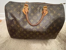 Louis Vuitton Speedy Duffle 35 Brown Canvas Monogram