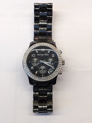 Michael Kors Ladies Black Ceramic Watch - MK-5190 | eBay