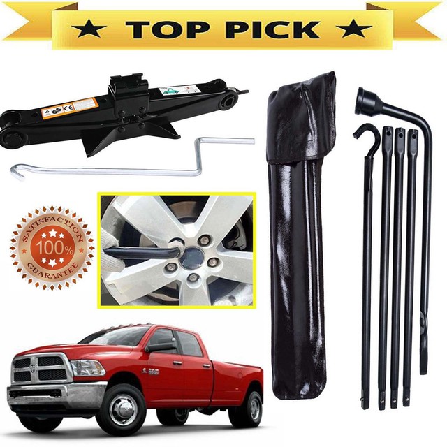 For 20022018 Dodge Ram 1500 Spare Tire Lug Wrench Tool Jack+2Tonne