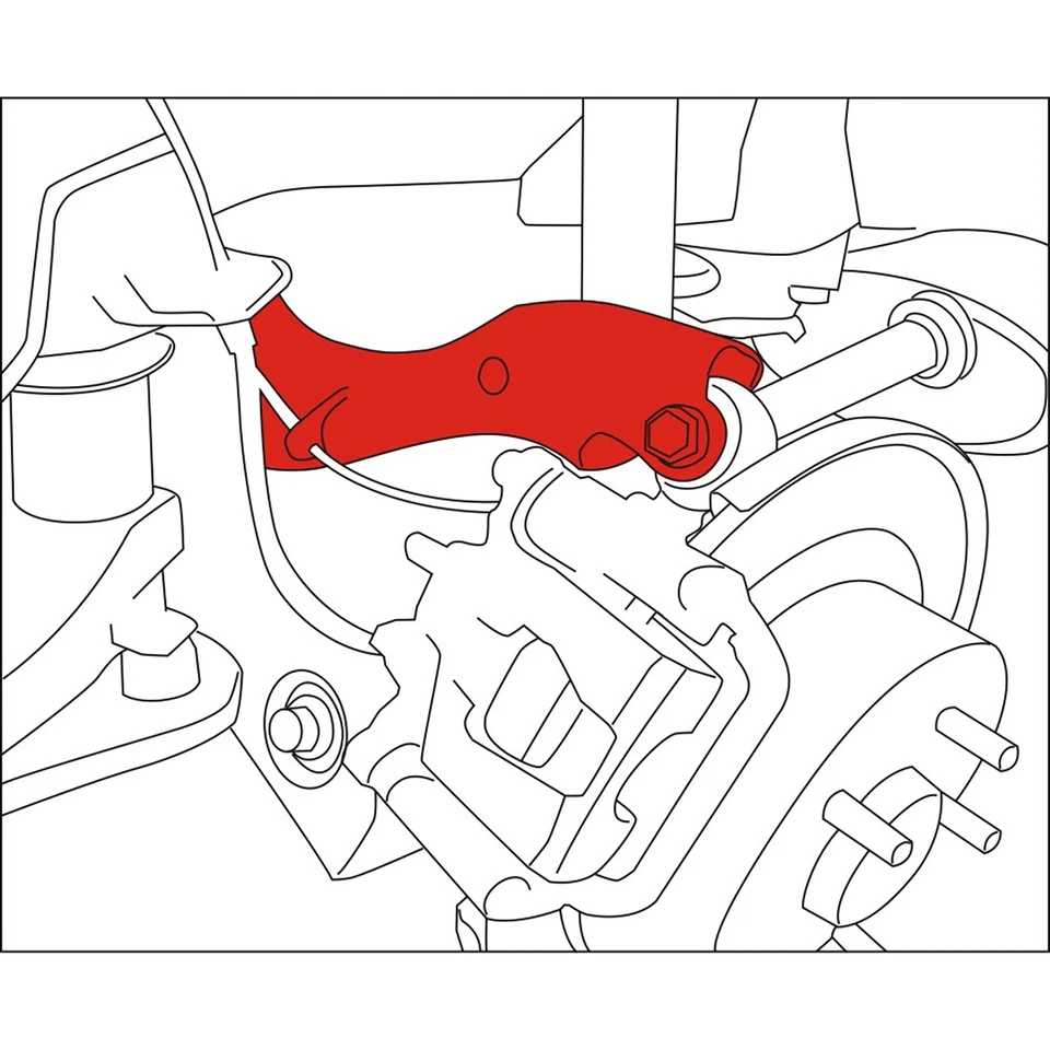 Rear Adjustable Control Arm Camber Kit Fit Nissan Altima 13-18 Maxima16-23 LYKT Foto 3 de 4