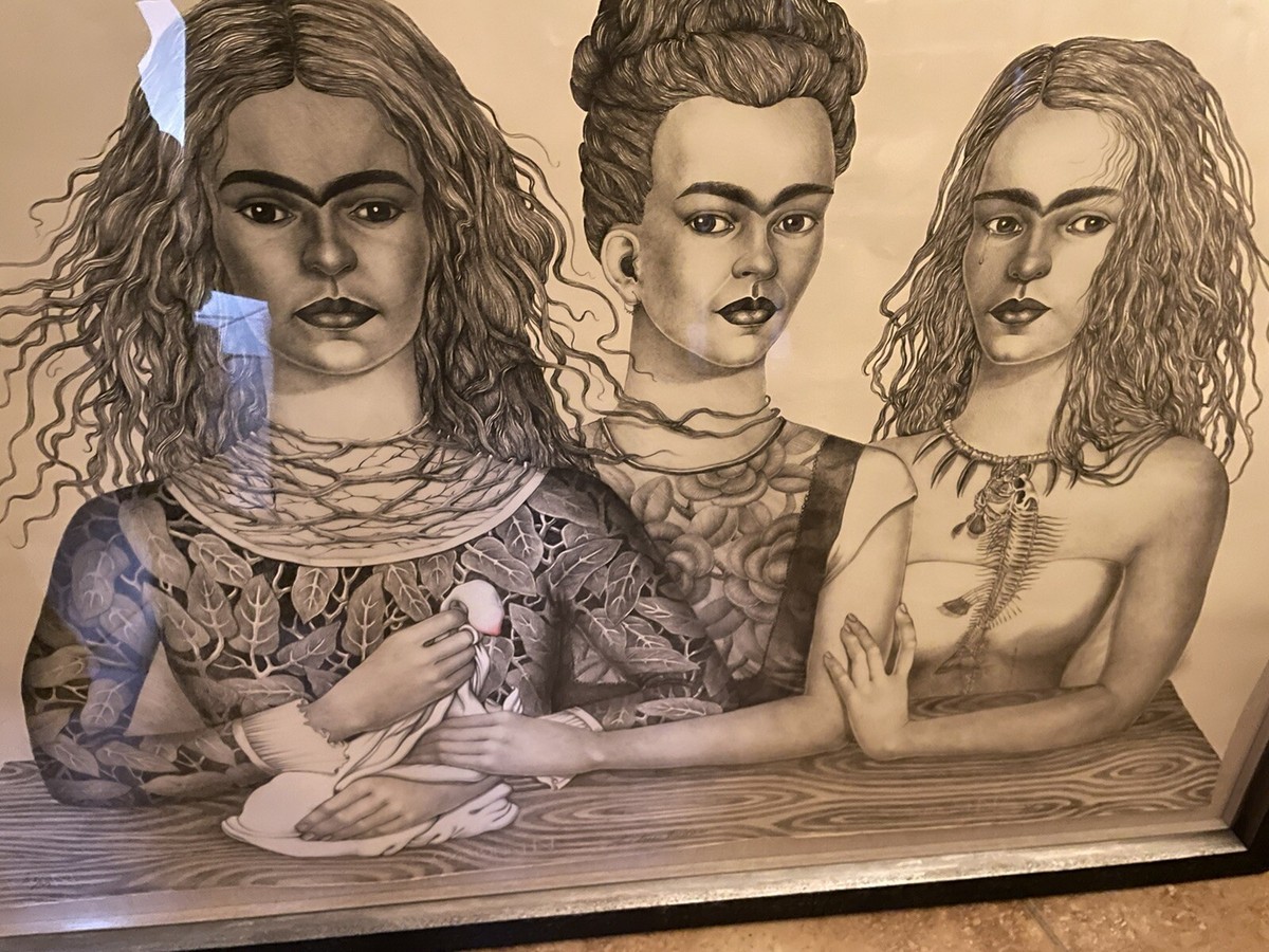 Frida Kahlo portrait (Lucia Maya) Tres Fridas | eBay