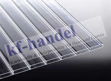 16mm Doppelstegplatten 16-64 klar Acrylglas anti-drop UV-Schutz Stegplatten Neu