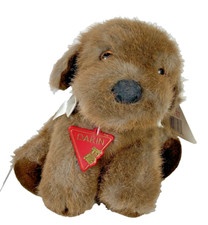 Vintage Dakin Brown Misty Puppy Dog Plush 12" Stuffed Animal Tags 1986 Korea New