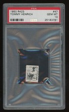 1950 Baseball Stars Strip Cards (R423) - Tommy Henrich - #47 Yankees PSA 10