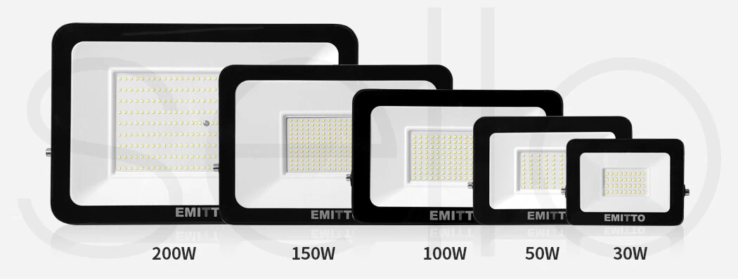 Emitto LED Flood Light 240V Outdoor Garden Street Spotlight Lamp