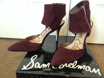sam edelman burgundy heels
