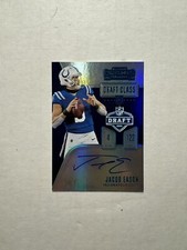 Jacob Eason 2020 Panini Contenders Platinum Draft Class Rookie Card RC Auto 1/1