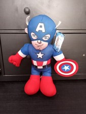 Captain America Plush Marvel 2011 Super Hero Squad Good Stuff 14