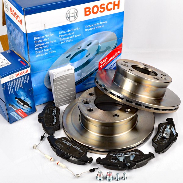 2X Bosch 0986478849 Bremsscheiben 276Mm + BeläGe Wako Vorne FüR Sprinter VW LT-image