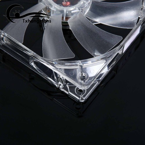 120mm Gehäuse Quad 4LED Licht CPU Lüfter 12cm 4Pin 12V für PC Computer A2TF - Afbeelding 9 van 13