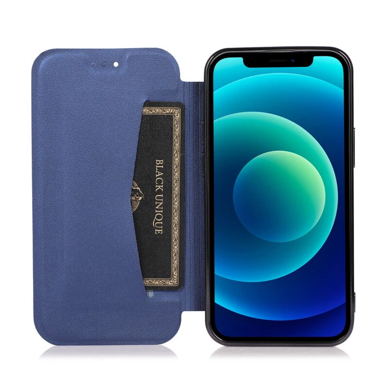 Luxury Slim Leather Flip Wallet Case For iPhone 17 16 15 14 13 12 11 Pro 8 Cover - Image 4 of 4