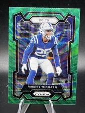 2023 Panini Prizm GREEN WAVE Rodney Thomas II Indianapolis Colts #130
