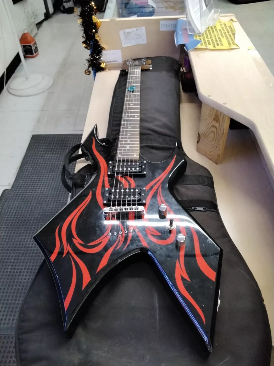 Afskrække Electrify klassekammerat BC RICH WARLOCK BRONZE SERIES ELECTRIC 6 STRING GUITAR BLACK PREOWNED  (KINGSLEY) | eBay