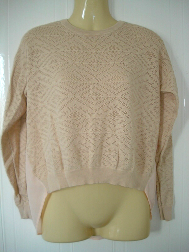 Womens Amara Reya Cleo Long Sleeve Aztec Knit Chiffon Back Jumper Top 8 ...
