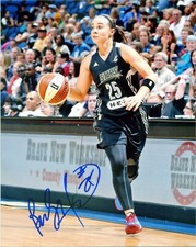 Becky Hammon Aces Signed Autograph 8x10 Photo