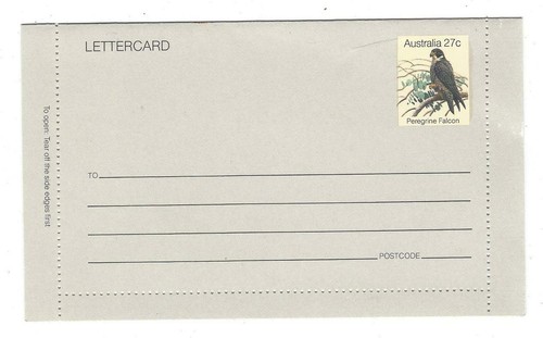 Carta Halcón Peregrino 27c sin usar - Imagen 1 de 2