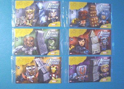 Subway 2015 - Marvel Avengers Assemble Kits - Complete Set of 6
