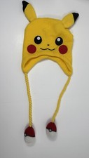 2015 Pokemon Pikachu Beanie Hat Nintendo Tassels Pok  Ball One Size Fits Most