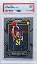 Walker Kessler ROOKIE Graded PSA 9 Mint! Prizm 2022-23 Card #234 Utah Jazz RC