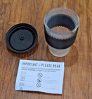 Costa Coffee Glass Travel / Keep Cup with lid  Discontinued NEW 13cm high