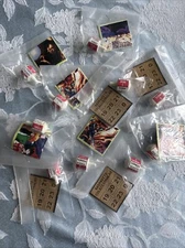 NEW Plastic Mexican Toma Todo Pirinola Traditional Game 1 1/4” Set Of 10 NIP